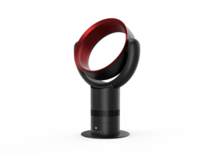 Ventilateur de bureau portable sans pales 360° °   Ventilateur de bureau à circulation d'air rotative, faible bruit, économie d'énergie, pour la maison, la cuisine, le bureau - Product Image 5