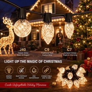 Luces de patio S14 de larga duración para jardín y terraza, como luces de cadena comerciales al por mayor para uso en restaurantes - Product Image 5