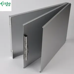 A4 taille en aluminium presse-papiers de stockage