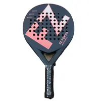 Raquetas de fibra de carbono, raqueta de tenis de playa con patrón personalizado, 18K