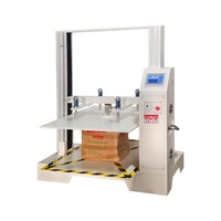 Probador de Compresión de Cartón ASTM D6990, Probador de Resistencia a la Compresión de Cajas Corrugadas ISO 12048, Equipo de Prueba de Laboratorio para Embalaje