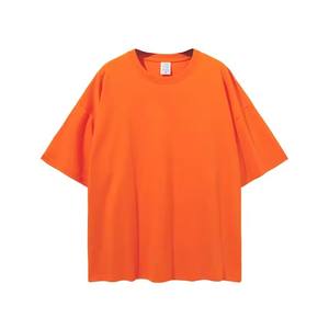 Camiseta Boxy para <span class=keywords><strong>Hombre</strong></span> 2026, Estilo Casual Holgado, Manga Corta, Corte Recortado, Estilo Vintage Urbano, Color Sólido, 100% Algodón - Product Image 5