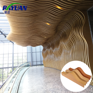 कस्टम एल्यूमीनियम वर्ग ट्यूब छत, फायरप्रूफ और नमी प्रतिरोधी, बड़े सुपरमार्केट, होटल और कला दीर्घाओं के लिए - Product Image 1