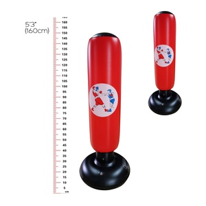 Sac de frappe gonflable en PVC pliable pour enfants, idéal pour l'entraînement, remplissable d'eau, pour développer les réflexes – Offre spéciale - Product Image 2