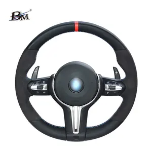 Steering Wheel for bmw M Power M5 M6 alcantara leather steering wheel F10 F12 F01 BMW 5 6 7 SERIES By BM