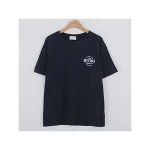 Suministro de fábrica, camiseta con letras de buena calidad, camiseta de manga corta redonda con letras de algodón Unisex hecha en Corea a la moda - Product Image 2