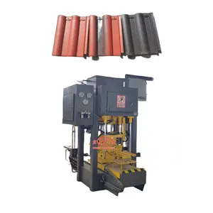 Semi Automatic Concrete Cement Roof Tile Extruding Machine Color Tile Making Machinery
