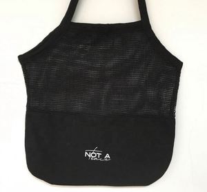 Handmade Black Cotton <b>Cloth</b> Farmers Market <b>Shopping</b> Bag Hanging Produce Storage Textile Packaging - Product Image 2