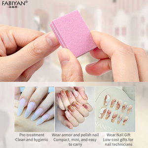 100/180 Grit Mini Nagel feile Doppelseitige Nagel feile Puffer Schwamm Schleif block Nagel puffer - Product Image 5