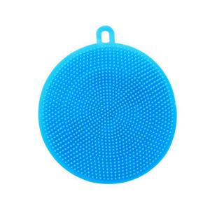 Silicone Dishwashing Brush Round Multi Functional With Heat Insulation For Pots And Pans Mixed Colors - Product Image 4