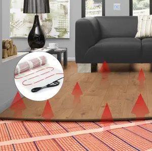 Sistema di pavimento riscaldato soggiorno tappetino riscaldante elettrico a pavimento a potenza costante