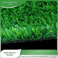 Tapis de gazon artificiel pour pelouse, gazon vert pour aménagement paysager extérieur, terrain de sport