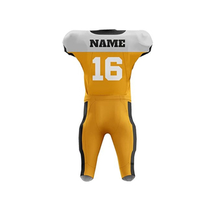 Ensemble de maillots de football américain personnalisés pour hommes, sublimés, bleu foncé, motif cœur, numéro de joueur 50, coupe ajustée, manches courtes - Product Image 4