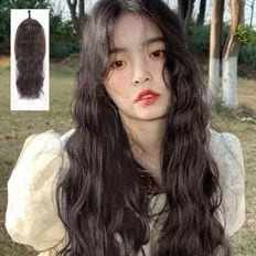 Extensions de cheveux humains de postiche de vague de cheveux de femmes avec des pièces de tic-tac - Product Image 1