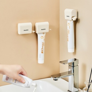 Distributeur mural manuel de dentifrice et de savon pour la maison, la salle de bain et les hôtels – Idéal pour les nettoyants visage - Product Image 3