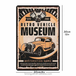 Proveedor Líder en Letreros Metálicos Retro de Hojalata con Relieve, Estilo Vintage, para Autos y Tractores, Acabado Brillante - Product Image 5
