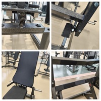 Kpeakfit Gym Plate Loaded Commercial Fitness Equipment Steel Adjustable Seated Super Horizontal Calf Machine for Exercise Legs