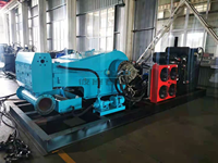 Pompe à boue triplex haute pression 3TP-1800 pour forage directionnel horizontal (HDD) sans tranchée, 187 CV, 1300 PSI