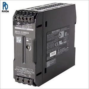 S8VK-C06024 แหล่งจ่ายไฟแบบสวิตชิ่งรางดิน 60W DC24V แหล่งจ่ายไฟอุตสาหกรรมสำหรับระบบควบคุม PLC อัตโนมัติ - Product Image 1