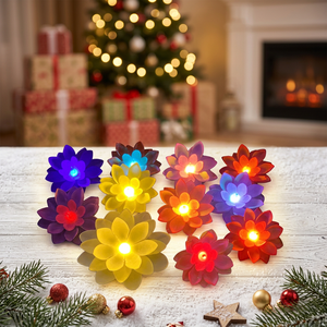 <span class=keywords><strong>Bougie</strong></span> LED flottante en forme de lotus de 4 pouces, à changement de couleur, <span class=keywords><strong>bougie</strong></span> créative de simulation, lumière de nénuphar, décoration pour étang, piscine, mariage - Product Image 4