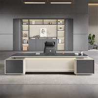 Mobilier de bureau moderne Offre Spéciale Table de PDG Bureau avec tiroir Bureau d'affaires Table de patron
