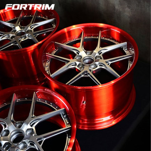 <span class=keywords><strong>Jantes</strong></span> forgées FORTRIM Deep Dish Polish Chrome Gold 2 pièces 5X112 5x114.3 15-24 <span class=keywords><strong>pouces</strong></span> en alliage d'aluminium forgé pour BMW Porsche - Product Image 5