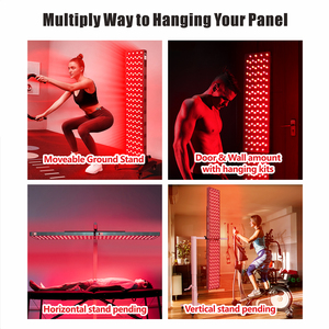 Nuevo Panel de Terapia de Luz Roja e Infrarroja de 5 Longitudes de Onda A60 A80 A160 A240 A320 <span class=keywords><strong>A400</strong></span> 400W 80LEDs con Soporte de Escritorio y Enchufe Estadounidense - Product Image 2