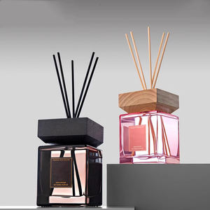 Hochwertige 500-ml-Duftzerstäuberflasche mit Großer Kapazität und Rattanstäbchen, Aromatische Diffusor-Glasflasche - Product Image 4