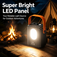 Batterie externe de camping 80000 mAh grande capacité avec 4 câbles intégrés, chargeur portable durable, charge rapide PD 22,5 W, double éclairage