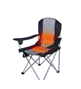 <span class=keywords><strong>Chaise</strong></span> de camping chauffante robuste et pliable avec porte-gobelet et rangement latéral, <span class=keywords><strong>chaise</strong></span> de camping chauffante <span class=keywords><strong>pour</strong></span> l'extérieur - Product Image 1