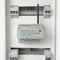 Control Remoto Industrial Trifásico Prepago Inteligente con WiFi, Pantalla LED LCD, RS485, Riel DIN, Inalámbrico, 100A Máx., Precisión de 0.5S, 80A