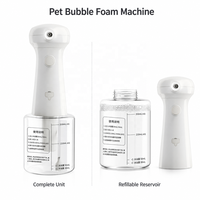 USMILEPET Machine à bulles portable pour animaux de compagnie, shampoineuse submersible étanche pour chiens