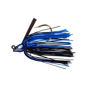 Leurre de pêche en caoutchouc 10g Spinner Bait avec jupe Leurre de pêche en caoutchouc - Product Image 3
