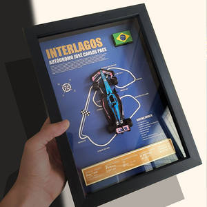Pour <span class=keywords><strong>Renault</strong></span> <span class=keywords><strong>Alpine</strong></span> périphérique course piste carte affiche en plastique <span class=keywords><strong>modèle</strong></span> de voiture cadre 1:5 échelle 3D créatif tenture murale - Product Image 1