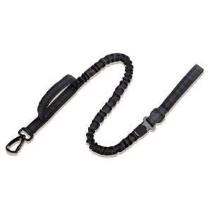 Correa Táctica para Perro, de Poliéster, Manos Libres, Absorbente de Impactos, Retráctil, Reflectante, Correa para Mascotas con Clip para Cinturón de Seguridad de Auto - Product Image 4