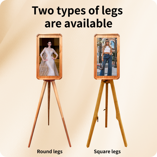 Retro Portable Built in Speaker Style Ipad Wood Tripod Rectangle Camera Shell Dslr Wedding Wooden Machine Vintage Photo Booth