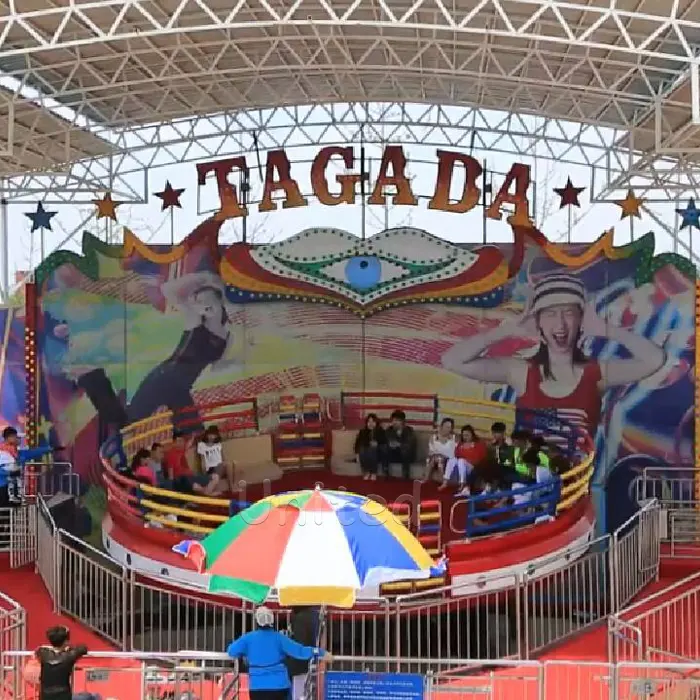 Mas vente bien דה juego אולה grande que ארה"ב דיסקו דה אולה en centro מרקדו דה Tagada atracciones