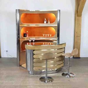 Portabottiglie da Parete in Acciaio Inox, Moderno ed Ecologico, Grande Capacità, per Soggiorno, <span class=keywords><strong>Bar</strong></span> Domestico, Personalizzabile - Product Image 1