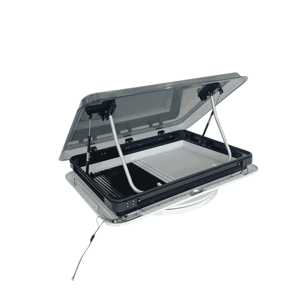 <span class=keywords><strong>Claraboya</strong></span>/Ventana de Techo para <span class=keywords><strong>Autocaravana</strong></span>/Caravana, Automática/Manual, con Luz LED, Doble Capa de Vidrio Acrílico, Aislante del Calor, Impermeable - Product Image 1