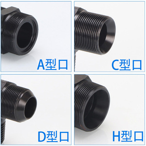 Carbon Steel Threaded Straight Through Joint Imperial To Metric A Type O Ring Seal Hydraulic Connector - Product Image 3