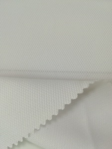 100% <span class=keywords><strong>Polyester</strong></span> Dệt Kim Micro Pique Đồng Bằng Nhuộm Bk Polo Và T-Shirt Vải Nhanh Chóng Khô Wicking Trọng Lượng Nhẹ Cho Cô Gái 'Hàng May Mặc Phù Hợp Với - Product Image 4