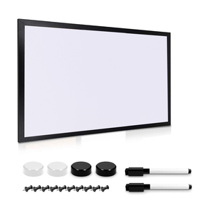Offre Spéciale 40*60CM Cadre NOIR Écriture Tableau Blanc <span class=keywords><strong>Gomme</strong></span> sec Magnétique pour les enfants - Product Image 1