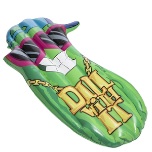 Flotador Inflable <span class=keywords><strong>Gigante</strong></span> Personalizado de Fábrica con Forma de Pepinillo, <span class=keywords><strong>Colchoneta</strong></span> de Natación de PVC Resistente para Adultos, Fiesta de Verano - Product Image 2