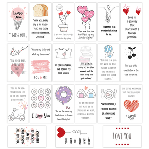 21PCS/Set Funny Love Notes <strong>Cards</strong> Anniversary <strong>Cards</strong> with Envelopes <strong>for</strong> <strong>Valentines</strong> Day <strong>Boyfriend</strong> Girlfriend Lunch Box Notes <strong>Card</strong> - Product Image 2