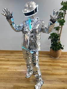 <span class=keywords><strong>Specchio</strong></span> Frontale Luminoso LED Personalizzato con Colori Magici per Spettacoli Teatrali, Abbigliamento per Persone su Piazzali, Parate e Performance Artistiche - Product Image 5