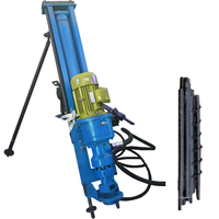 Appareil de forage de puits d'eau DTH portable hydraulique électrique personnalisé petite perceuse de puits de forage