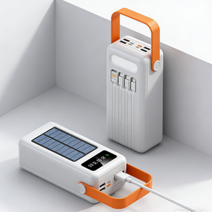 Caricabatterie Portatile 30000mAh Power Bank Solare per Telefoni Cellulari Doppia USB Grado <span class=keywords><strong>A</strong></span> <span class=keywords><strong>Powerbank</strong></span> Solare Ricarica Rapida 50000mAh - Product Image 2