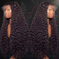 Perruque bouclée naturelle birmane en gros, densité 300%, dentelle transparente, perruques de cheveux humains bouclés birmanes, 100% perruque birmane originale brute