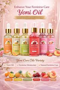 Huile Yoni <span class=keywords><strong>pour</strong></span> le nettoyage vaginal féminin, antibactérienne, sérum équilibrant le pH, huile naturelle à base de plantes, équilibrant le pH, déodorant et soulageant les démangeaisons - Product Image 5