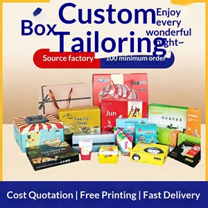 Cajas de Regalo Impresas Personalizadas, Caja Sorpresa de Papel Kraft, Logotipo para Pequeños Lotes - Product Image 4